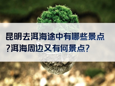 昆明去洱海途中有哪些景点？洱海周边又有何景点？