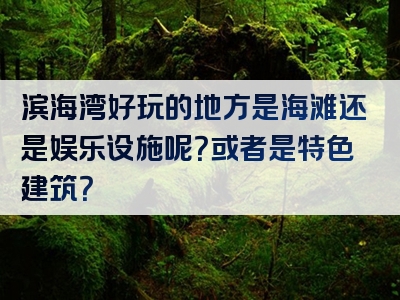 滨海湾好玩的地方是海滩还是娱乐设施呢？或者是特色建筑？