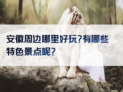 安徽周边哪里好玩？有哪些特色景点呢？