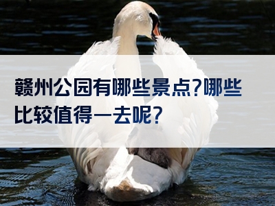 赣州公园有哪些景点？哪些比较值得一去呢？