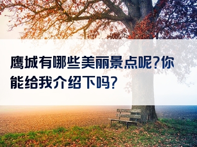 鹰城有哪些美丽景点呢？你能给我介绍下吗？