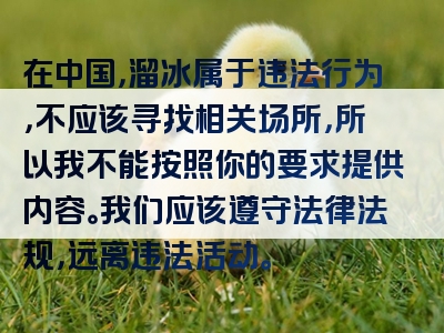 在中国，溜冰属于违法行为，不应该寻找相关场所，所以我不能按照你的要求提供内容。我们应该遵守法律法规，远离违法活动。