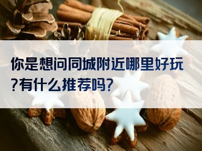 你是想问同城附近哪里好玩？有什么推荐吗？