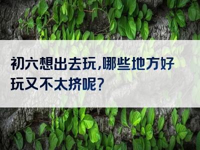 初六想出去玩，哪些地方好玩又不太挤呢？