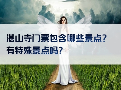 湛山寺门票包含哪些景点？有特殊景点吗？