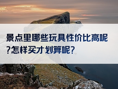 景点里哪些玩具性价比高呢？怎样买才划算呢？