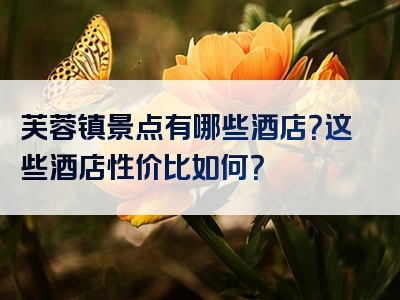 芙蓉镇景点有哪些酒店？这些酒店性价比如何？