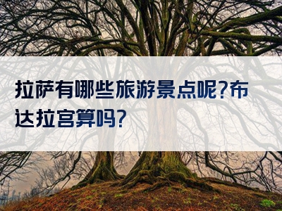 拉萨有哪些旅游景点呢？布达拉宫算吗？