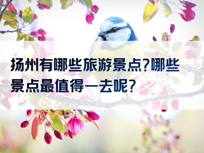 扬州有哪些旅游景点？哪些景点最值得一去呢？