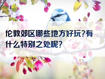 伦敦郊区哪些地方好玩？有什么特别之处呢？
