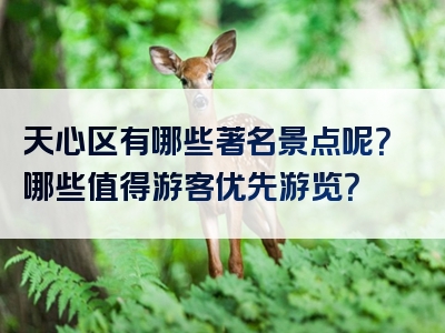 天心区有哪些著名景点呢？哪些值得游客优先游览？