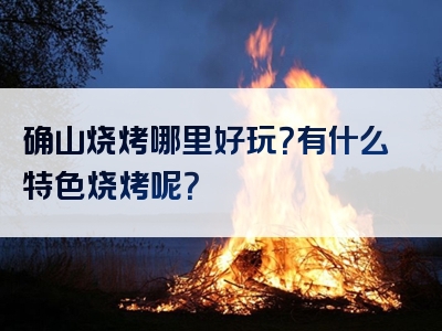 确山烧烤哪里好玩？有什么特色烧烤呢？