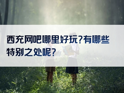 西充网吧哪里好玩？有哪些特别之处呢？