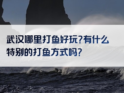 武汉哪里打鱼好玩？有什么特别的打鱼方式吗？