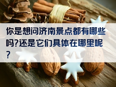 你是想问济南景点都有哪些吗？还是它们具体在哪里呢？