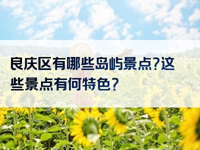 良庆区有哪些岛屿景点？这些景点有何特色？