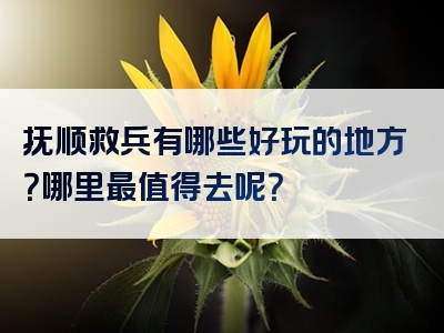 抚顺救兵有哪些好玩的地方？哪里最值得去呢？
