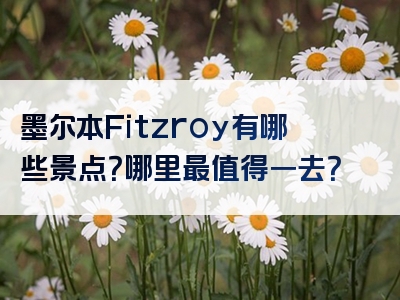 墨尔本Fitzroy有哪些景点？哪里最值得一去？