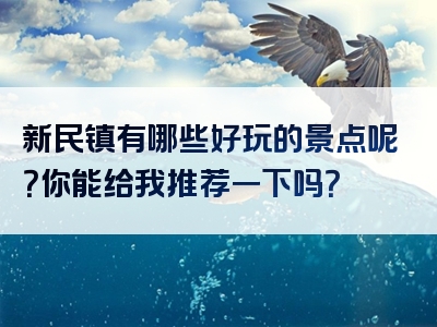 新民镇有哪些好玩的景点呢？你能给我推荐一下吗？