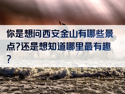 你是想问西安金山有哪些景点？还是想知道哪里最有趣？