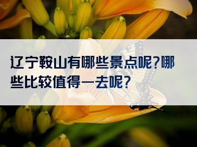 辽宁鞍山有哪些景点呢？哪些比较值得一去呢？