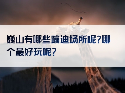 巍山有哪些蹦迪场所呢？哪个最好玩呢？