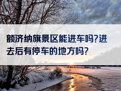 额济纳旗景区能进车吗？进去后有停车的地方吗？
