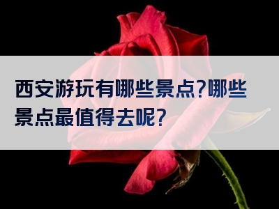 西安游玩有哪些景点？哪些景点最值得去呢？