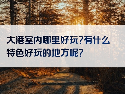 大港室内哪里好玩？有什么特色好玩的地方呢？