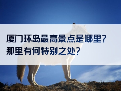 厦门环岛最高景点是哪里？那里有何特别之处？