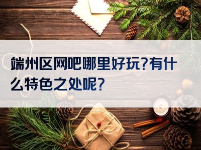 端州区网吧哪里好玩？有什么特色之处呢？