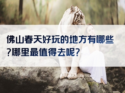 佛山春天好玩的地方有哪些？哪里最值得去呢？
