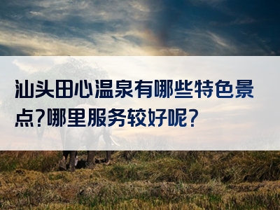 汕头田心温泉有哪些特色景点？哪里服务较好呢？