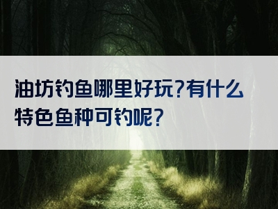 油坊钓鱼哪里好玩？有什么特色鱼种可钓呢？