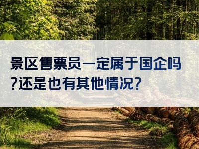 景区售票员一定属于国企吗？还是也有其他情况？