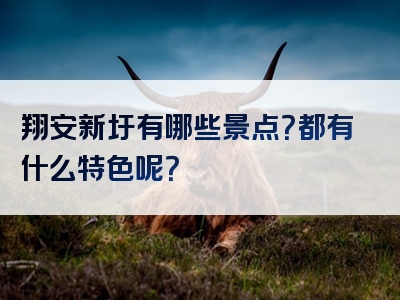 翔安新圩有哪些景点？都有什么特色呢？