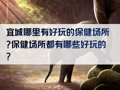 宜城哪里有好玩的保健场所？保健场所都有哪些好玩的？