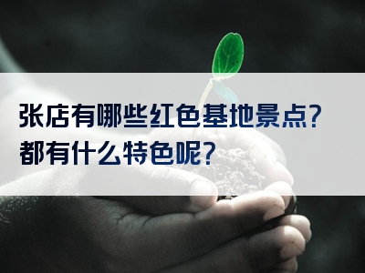 张店有哪些红色基地景点？都有什么特色呢？