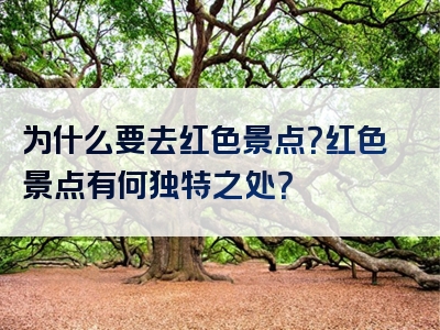 为什么要去红色景点？红色景点有何独特之处？
