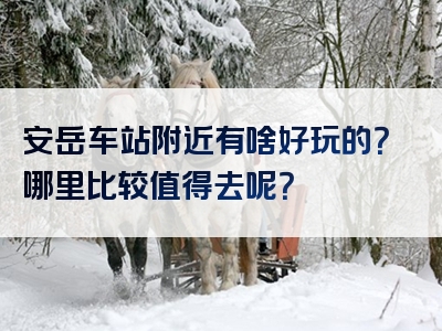 安岳车站附近有啥好玩的？哪里比较值得去呢？