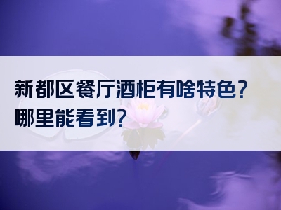 新都区餐厅酒柜有啥特色？哪里能看到？