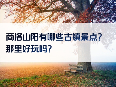 商洛山阳有哪些古镇景点？那里好玩吗？
