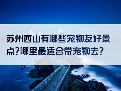 苏州西山有哪些宠物友好景点？哪里最适合带宠物去？