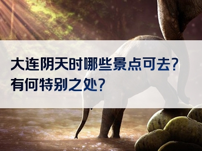 大连阴天时哪些景点可去？有何特别之处？