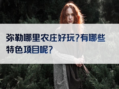 弥勒哪里农庄好玩？有哪些特色项目呢？
