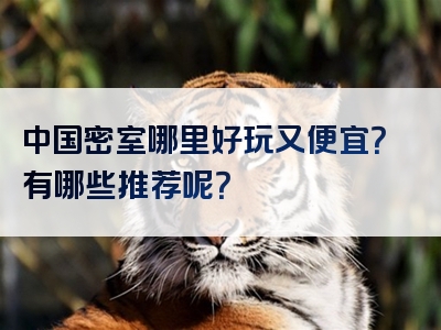 中国密室哪里好玩又便宜？有哪些推荐呢？