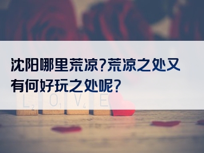 沈阳哪里荒凉？荒凉之处又有何好玩之处呢？