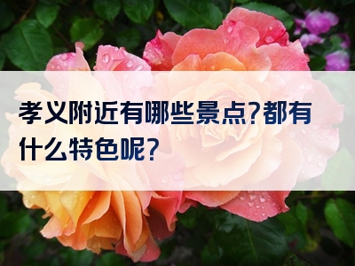 孝义附近有哪些景点？都有什么特色呢？