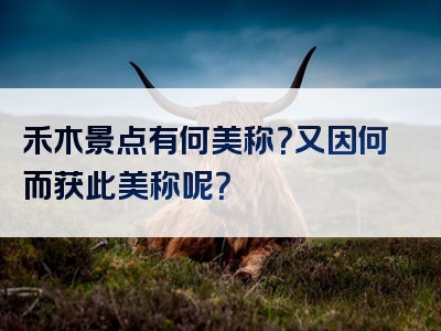 禾木景点有何美称？又因何而获此美称呢？