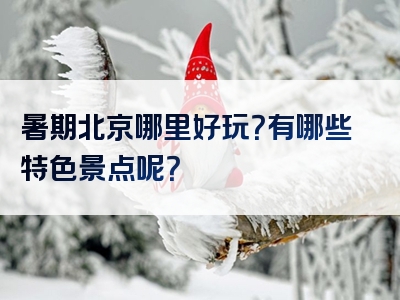 暑期北京哪里好玩？有哪些特色景点呢？